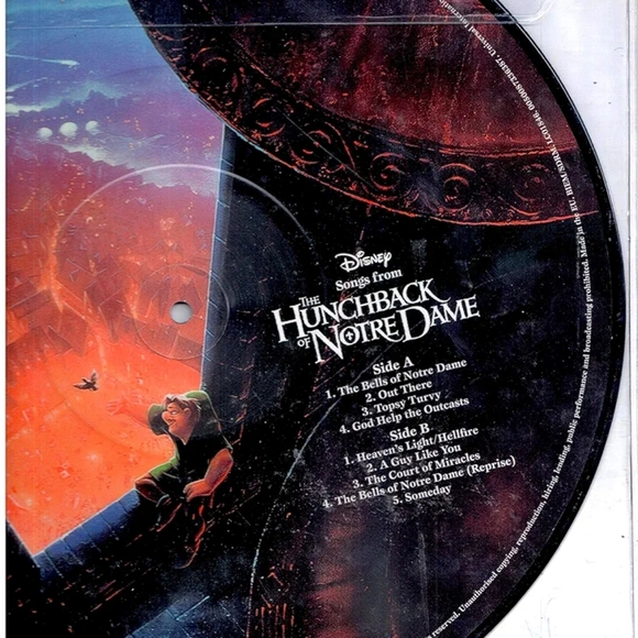 Disney Hunchback of Notre Dam Sealed Vinyl - Picture 3 of 4